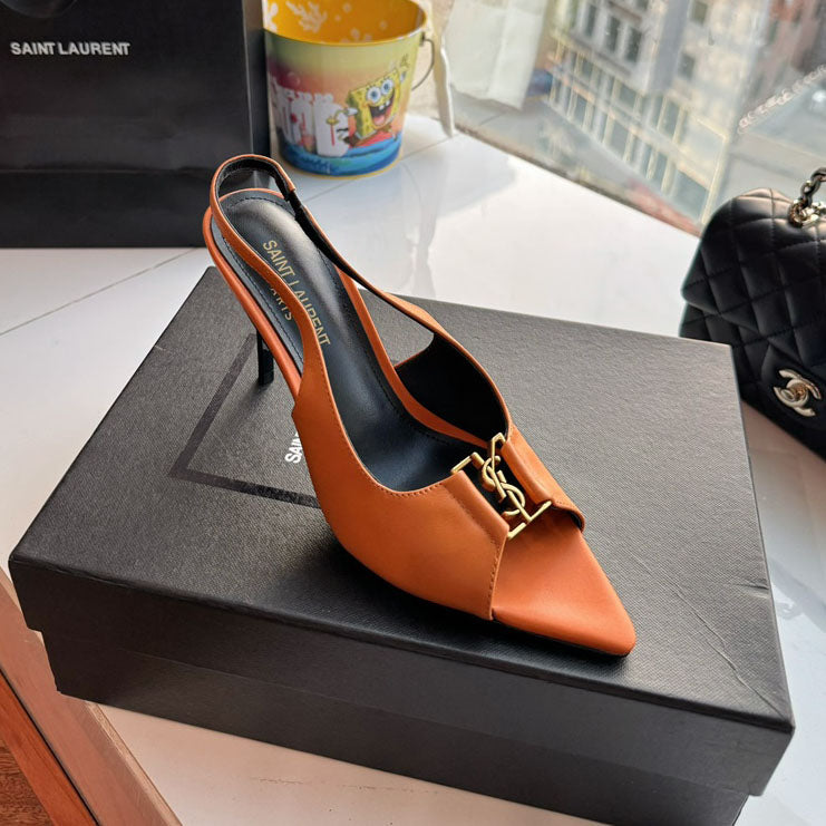 YSL Leather slingback pumps 1825022001