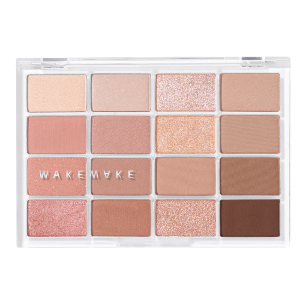 Korean Traceability Special Session Korean Makeup WAKEMAKE eye shadow Plate 16 colors charming eye shadow face repairing earth color image 5