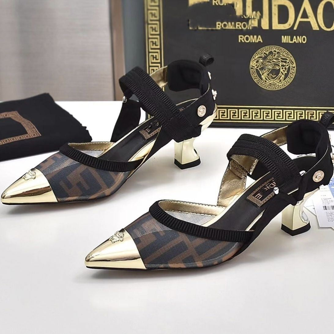 Joint name FG pointed toe sandals and high heels PD16063008