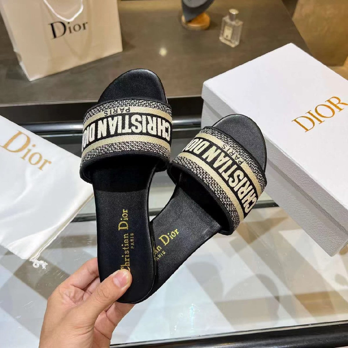 Embroidered Slippers