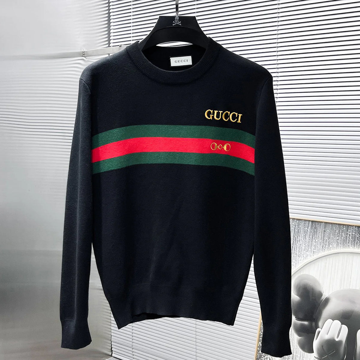 New wool blend round neck long sleeve jumper 1024122010