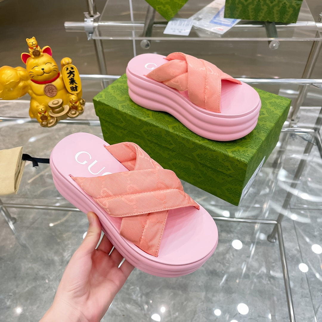 Trendy platform slippers XC0823072801