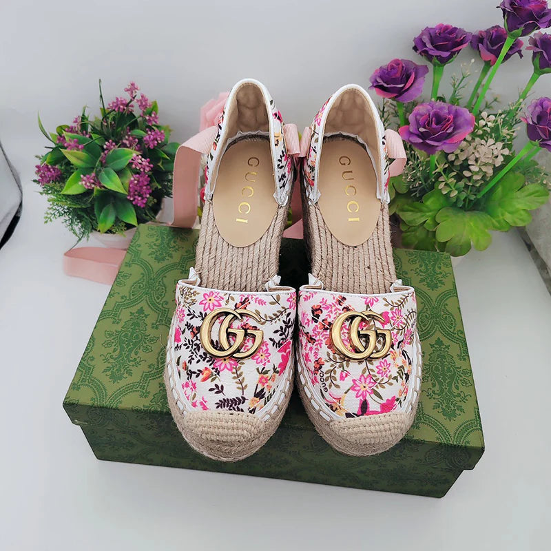 New fashionable and versatile printed woven sandals 1024040707