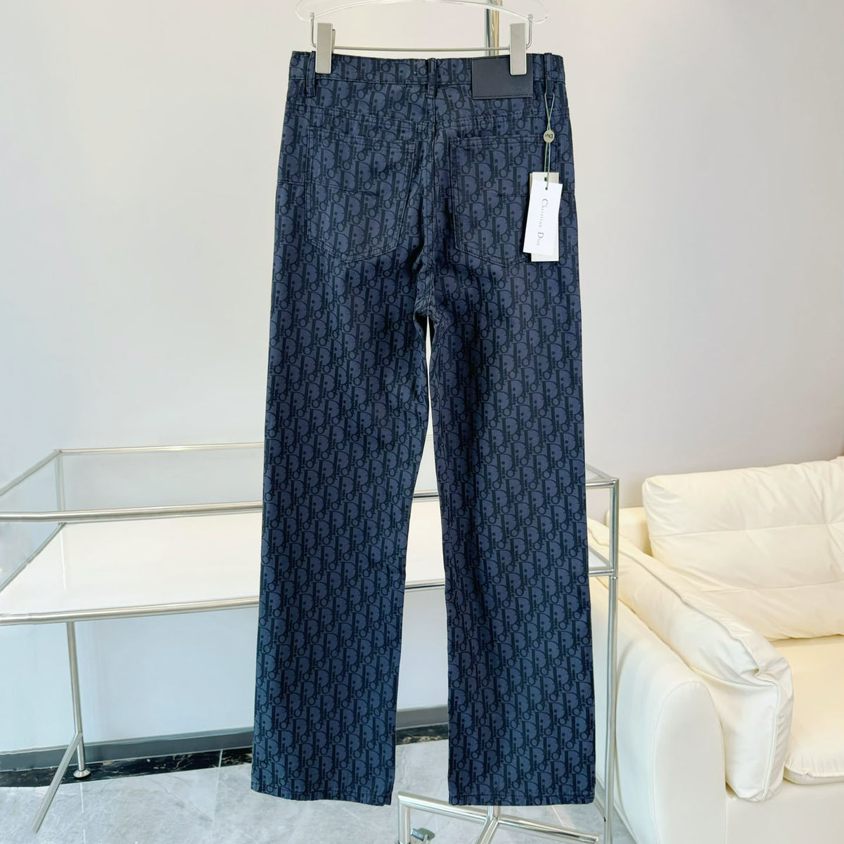 DD Unisex all-over printed jacquard jeans and trousers 1824101101