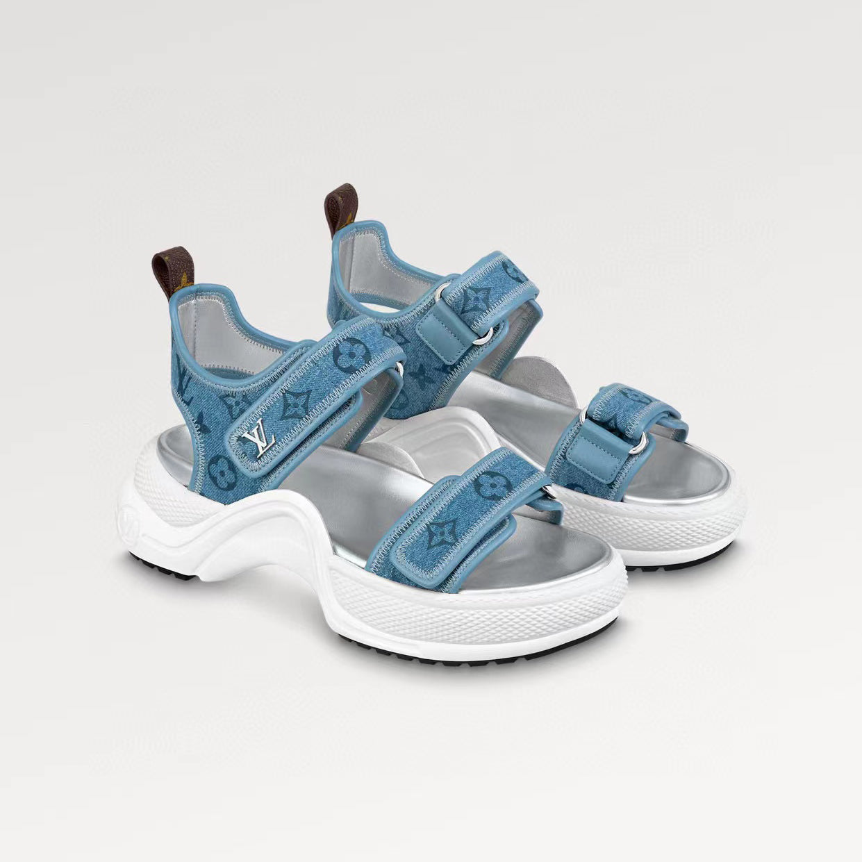 23 Denim print sandals XC16052305