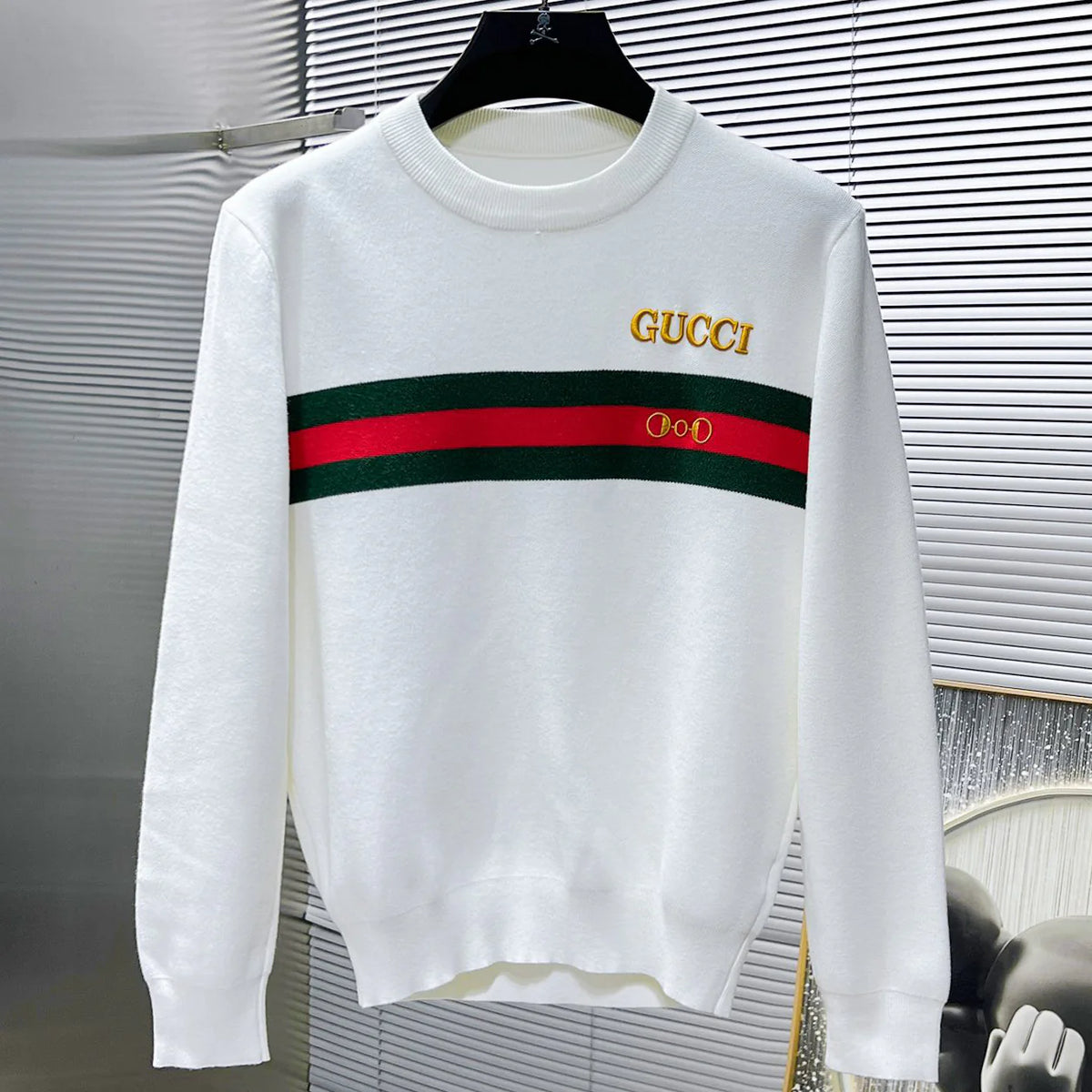 New wool blend round neck long sleeve jumper 1024122010