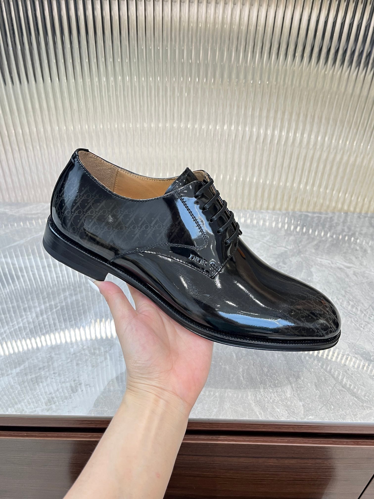 DD Timeless Derby Shoe Gradient shiny leather 1825052705