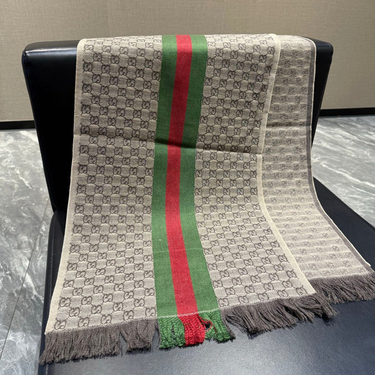 Unisex Double G Wool Scarf 1025110307