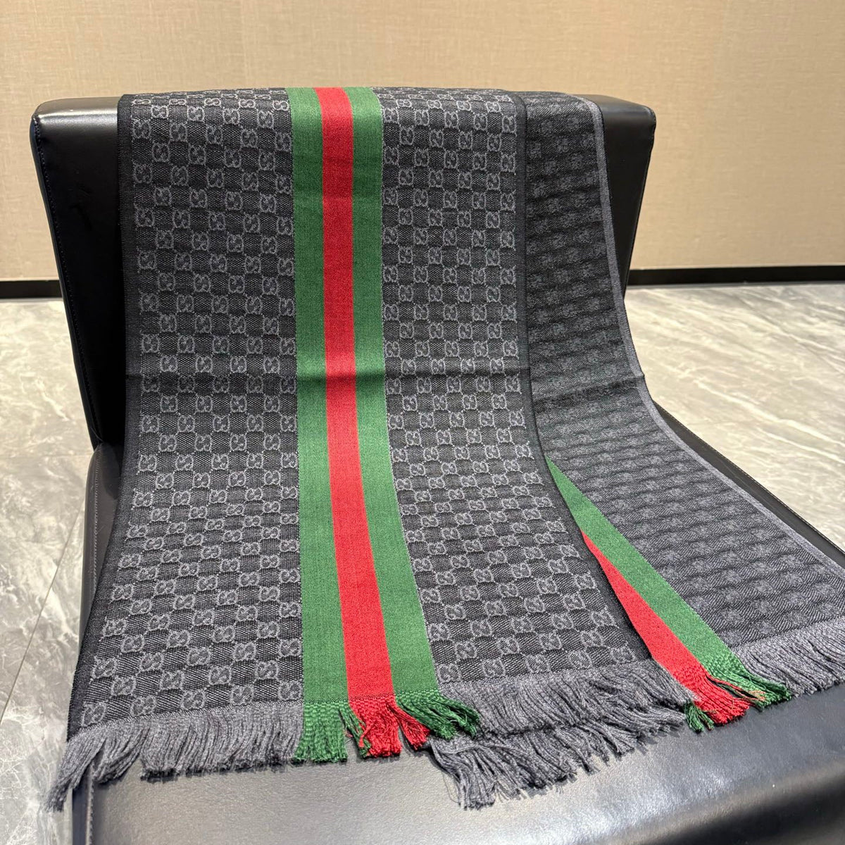 Unisex Double G Wool Scarf 1025110307