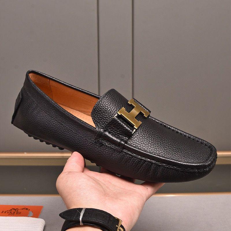 Genuine Leather Casual Comfortable Men's Slip-on Shoes PD05202412401