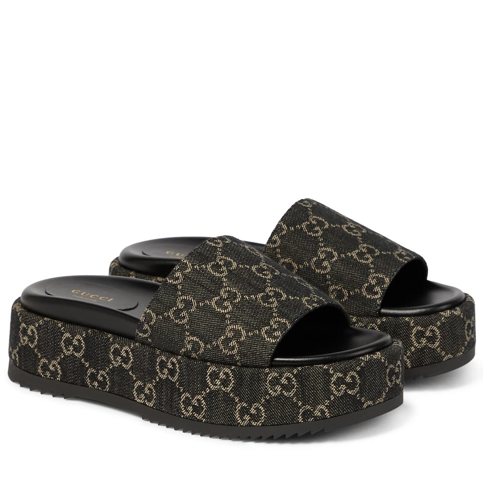 2G Women Black Slip On Sandal G03