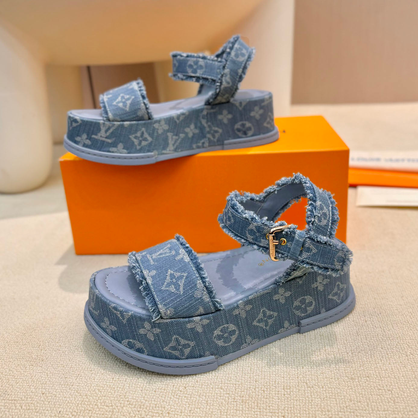 New fashionable denim casual sandals 1024071910