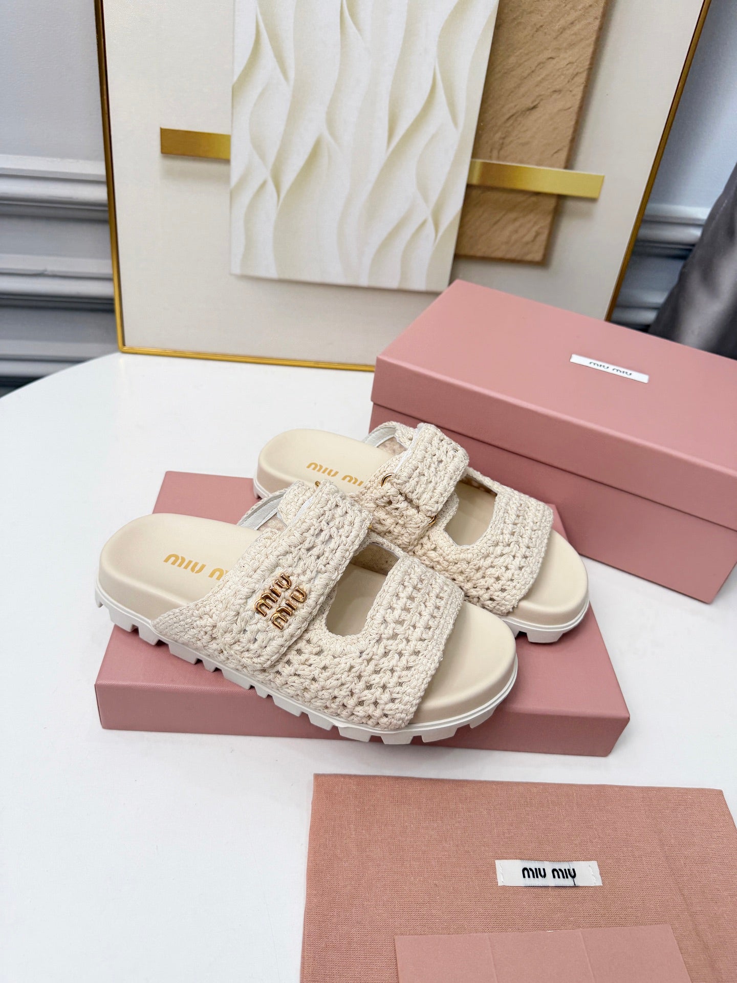 MM Crochet sandals 1826062504