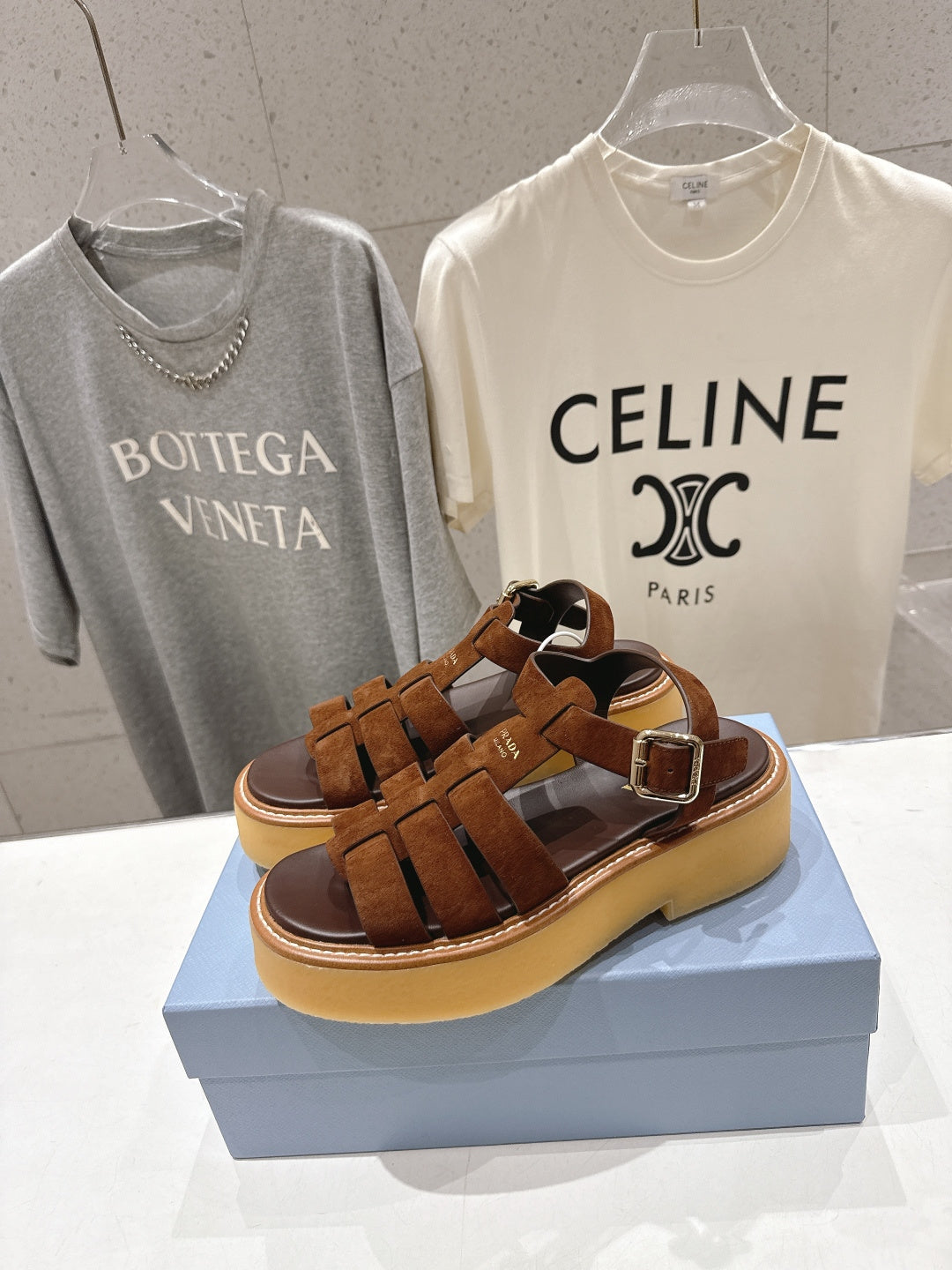 PR Suede gladiator sandals 1826060202