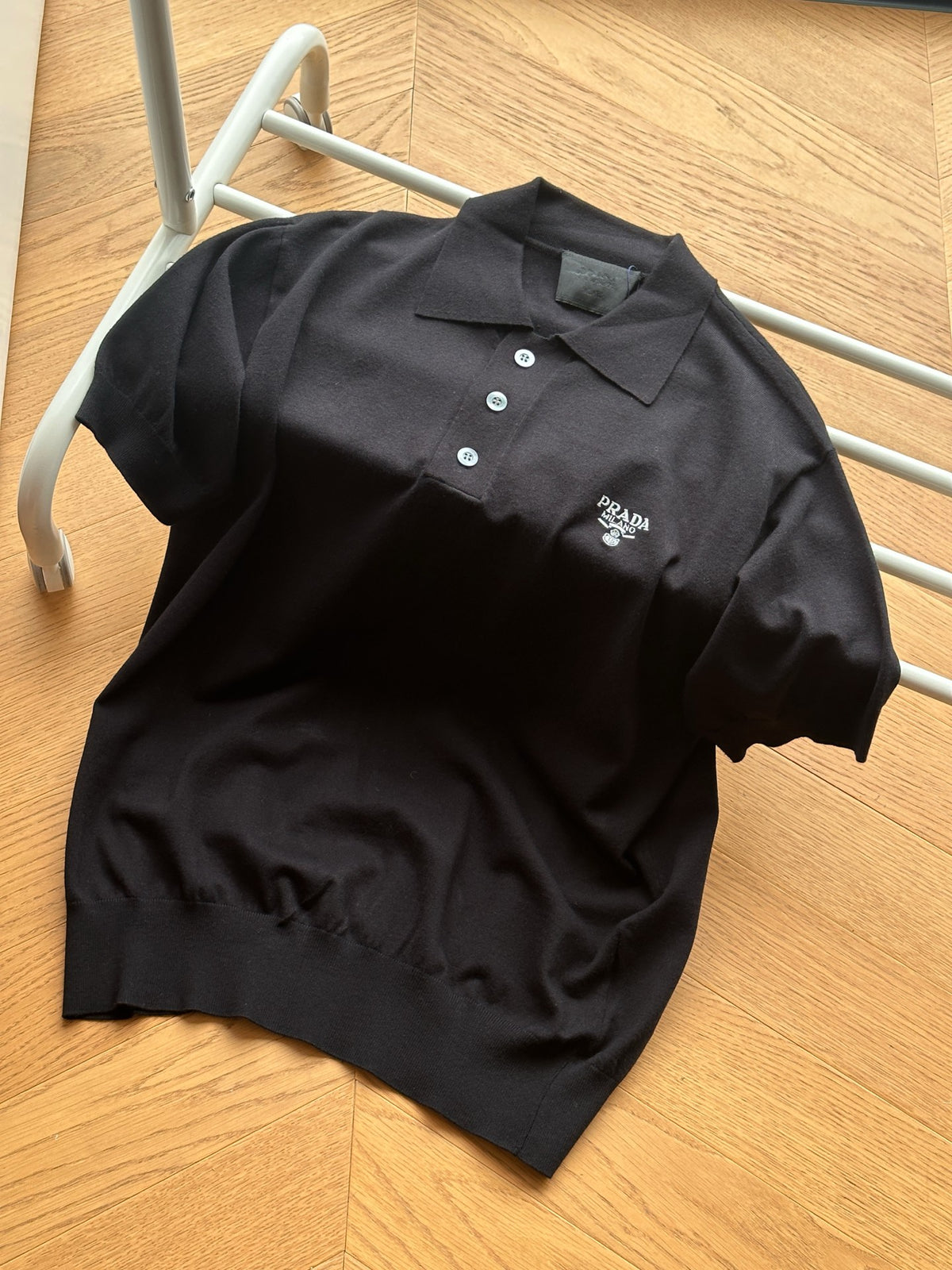 PR Knitted Embroidered Logo Polo 1825061801
