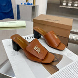 Thick heel sandals slippers 1824041117