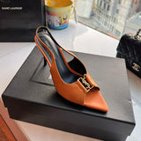YSL Leather slingback pumps 1825022001