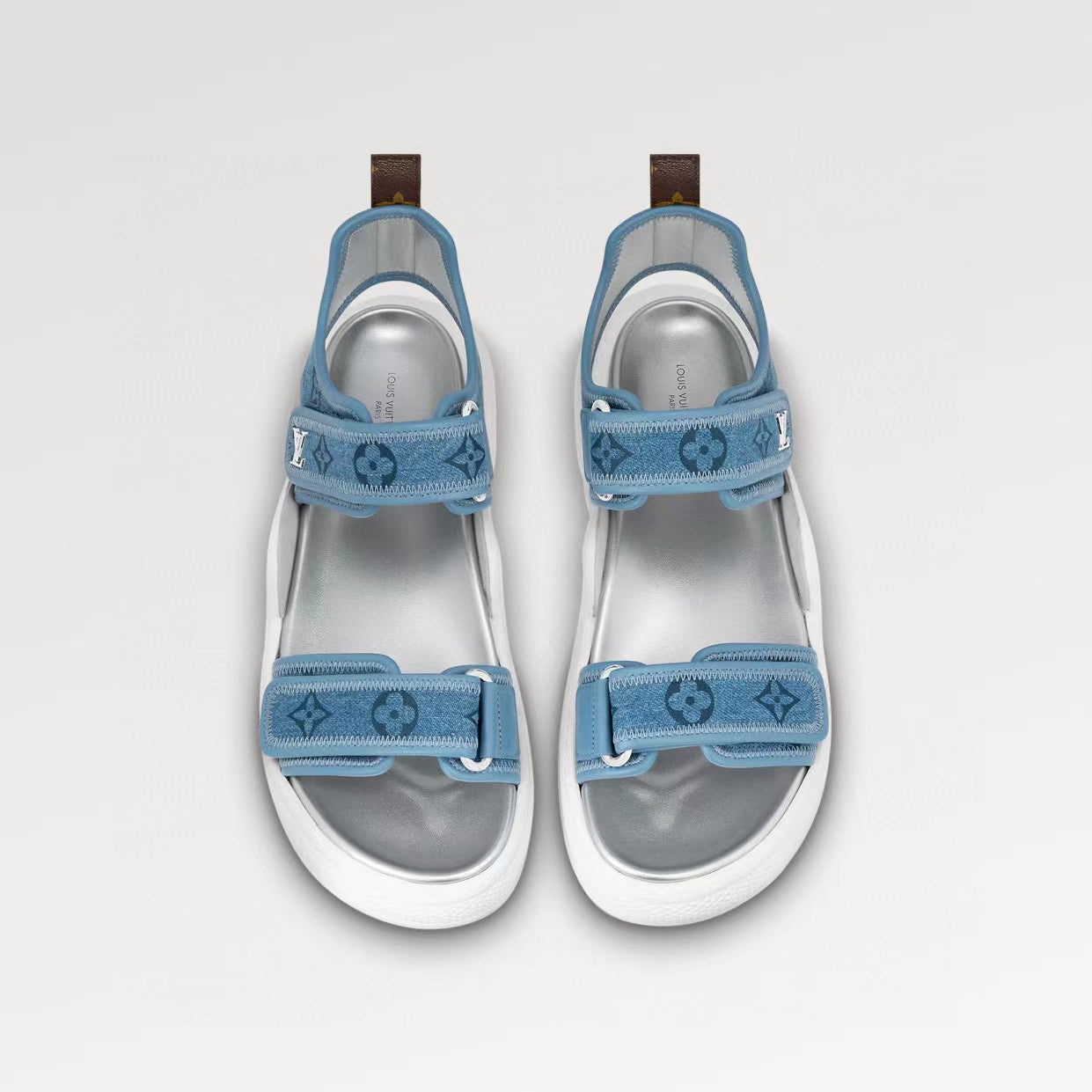 23 Denim print sandals XC16052305