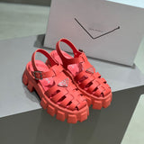 P luxury dopamine leather sandals XC0723081602