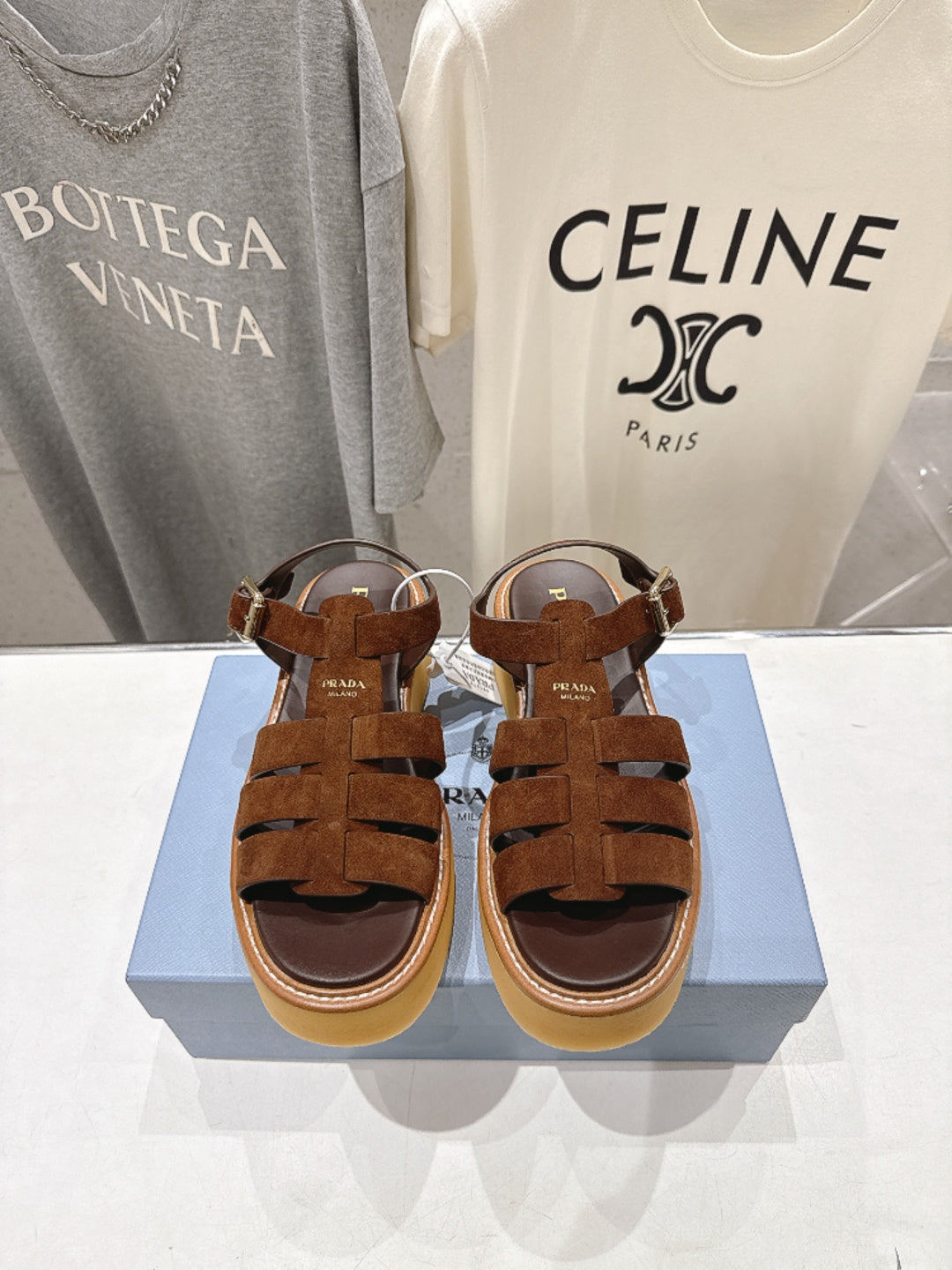 PR Suede gladiator sandals 1826060202