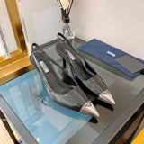 PD fashionable and versatile metal pointed-toe high heels 1824051701