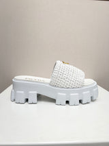 PD Straw platform slippers 1826062201