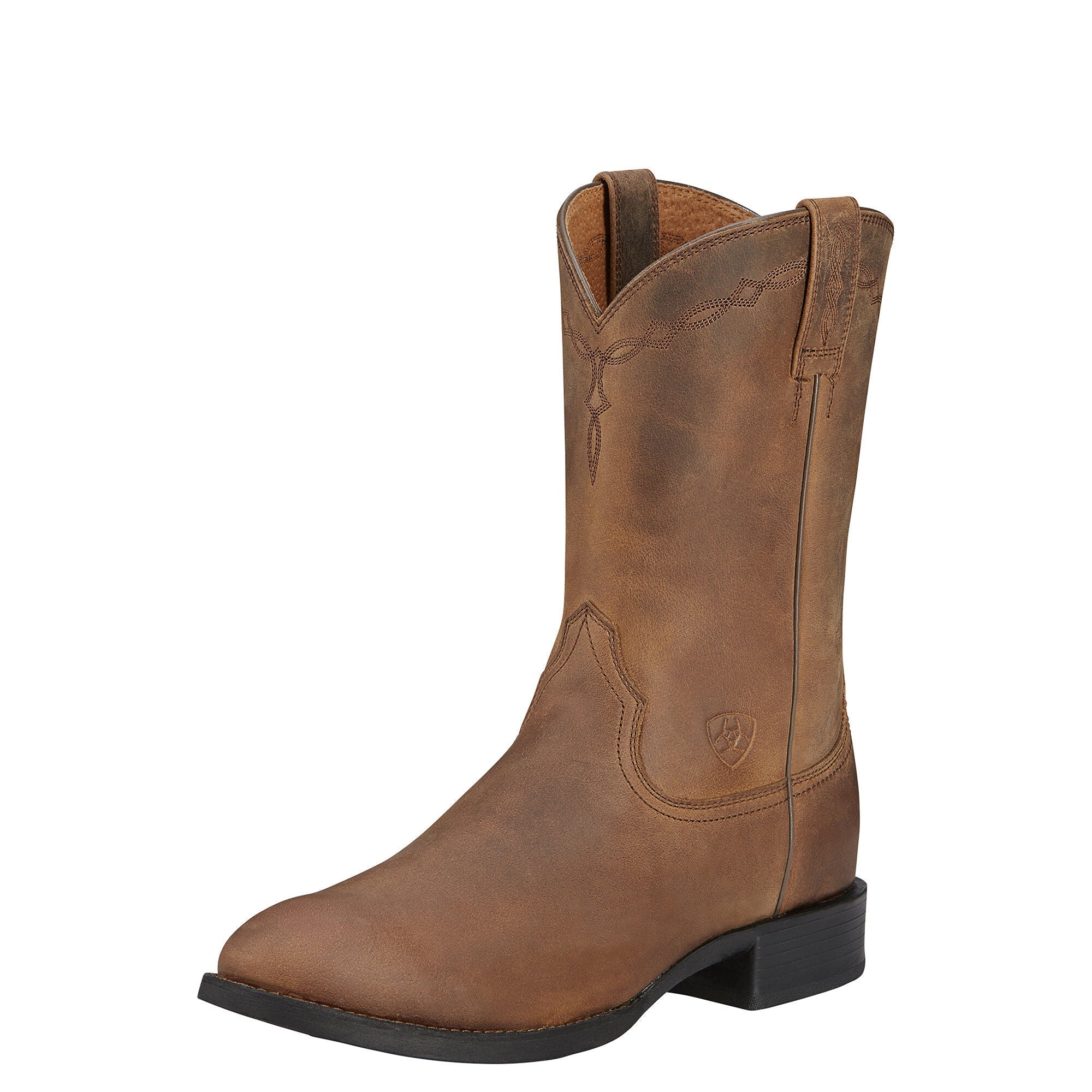 ARIAT Men's Heritage Roper Boot - Distressed Brown