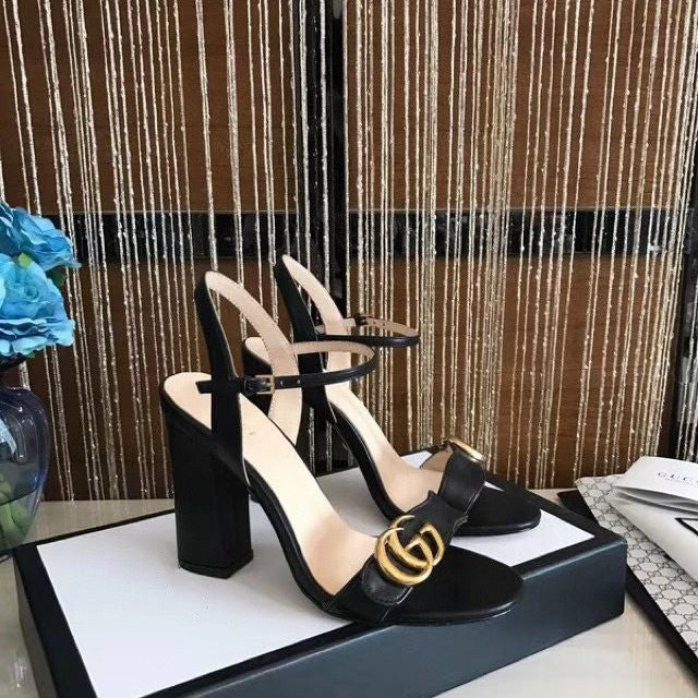 New Fashion Handmade G Logo 6.5cm Heeled Women's high-heeled