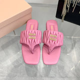 New fashion and versatile pleated sandals 1024062609
