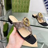 Fashion new Flip-flops square head sandals PD10062643