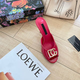 DG New Fashion Open Toe High Heel Slippers 1025041110
