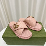 G Buckle Platform Beach Slippers 1824061306