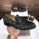 New Classic Fringe Loafers Presbyopia Splicing Fashion Slip-On Shoes