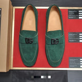 Classic matte casual leather shoes 1024111318
