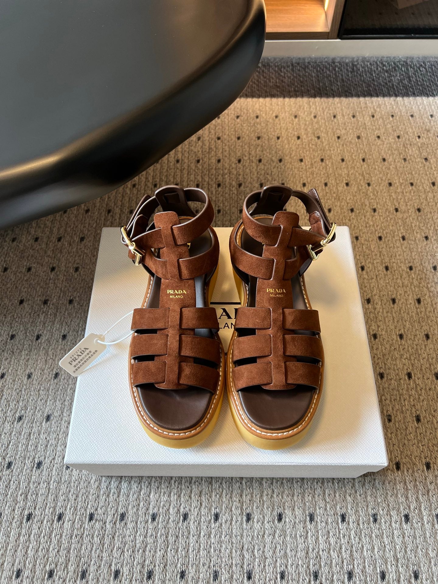 PR Suede gladiator sandals 1826060201