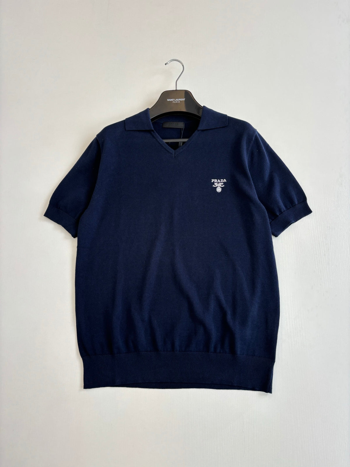 PR (Embroidered letter logo) Knitwear Polo Shirt 1826051406