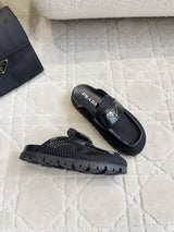 PR Mesh flatform mules 1826060207