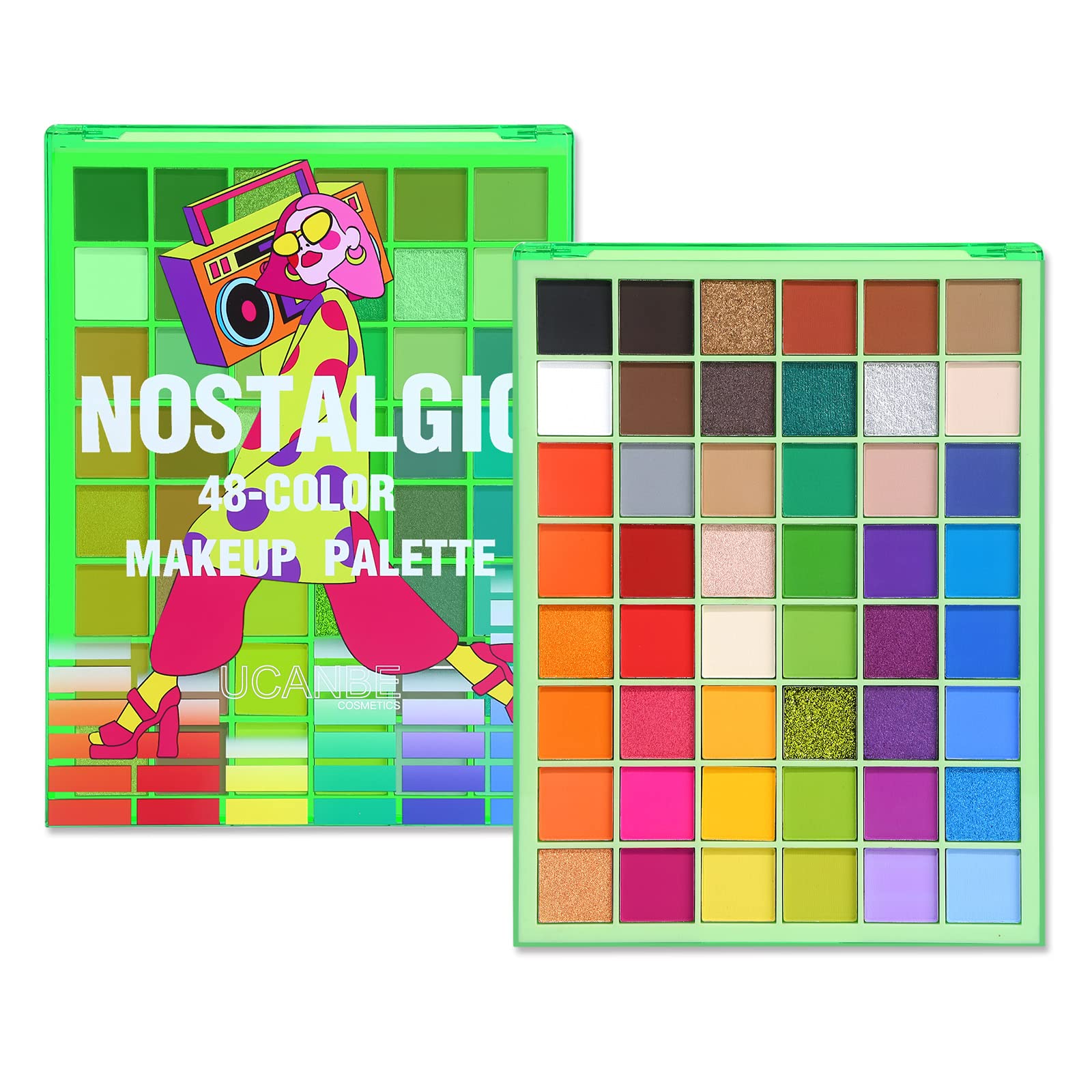 UCANBE 48-Color Eyeshadow Palette