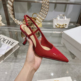 DD Slingback Pump with pearls on the heel 1824082702