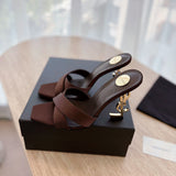 YSL opyum mules in satin crepe 1825022002
