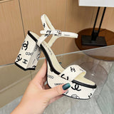 Classic high-heeled sandals blend modernity and fashion 1024031904