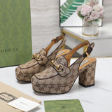 GUI Horsebit slingback pumps 1825031805