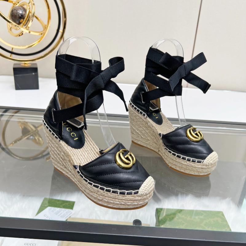 New  Black Leather G Logo women's shoes XC052024011104