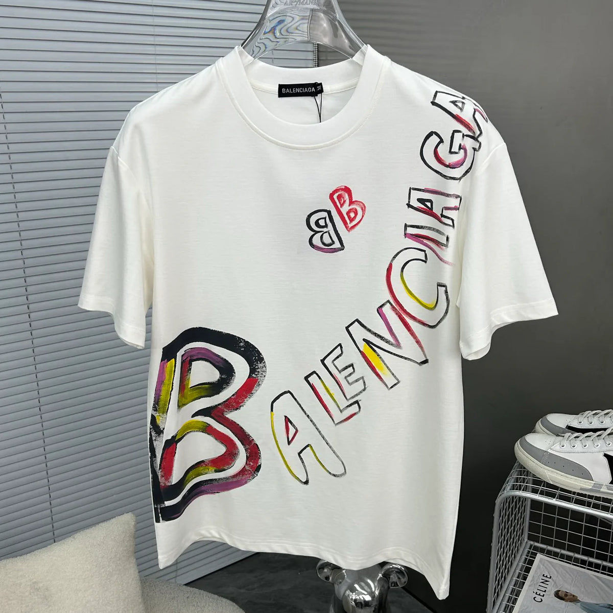 New short-sleeved round neck t-shirt 3D1025031103