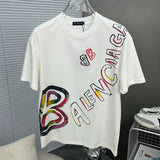New short-sleeved round neck t-shirt 3D1025031103