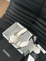 CNL 24SS camellia high heel slippers 0724042708
