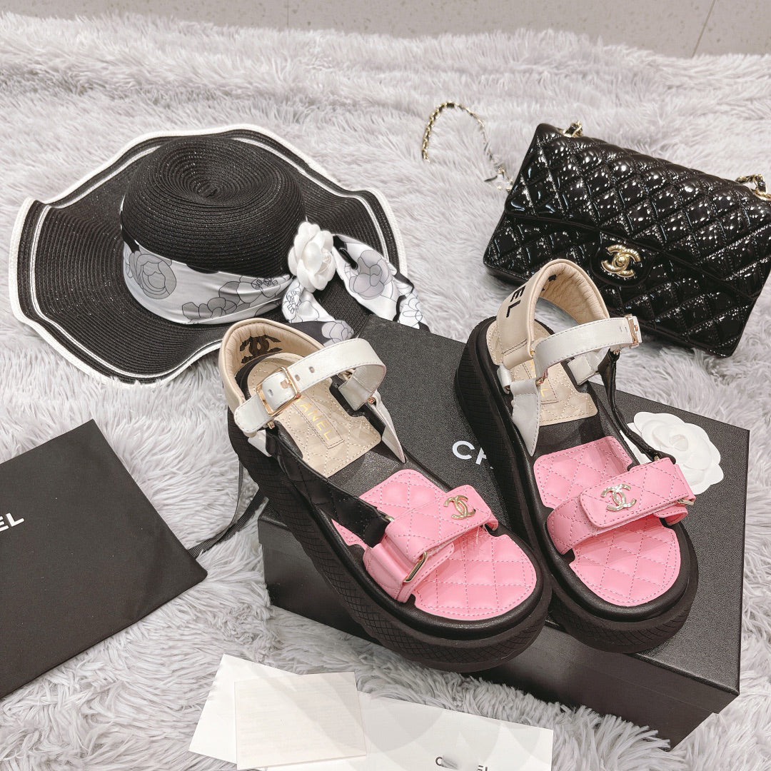 CL Holiday Color Platform Sandals XC16062301