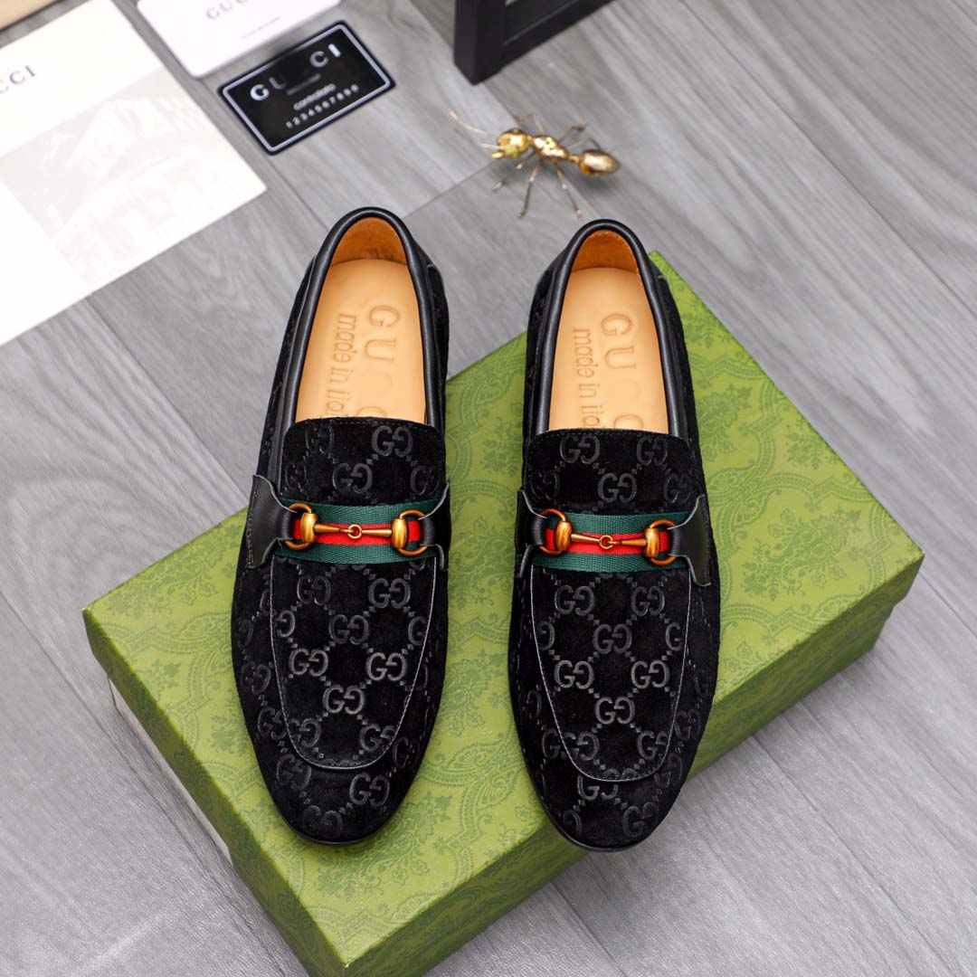 D Black G Print Shoes