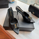 YSL Leather slingback pumps 1825022001