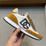 D&G New cowhide lining TPR elastic outsole sneakers XC24092813